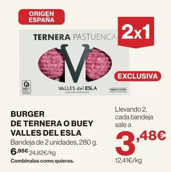 origen - Burger De Ternera O Buey