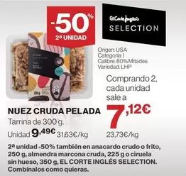 origen - Nuez Cruda Pelada