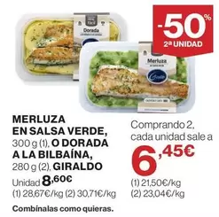Giraldo - Merluza En Salsa Verde, O Dorada A La Bilbao,