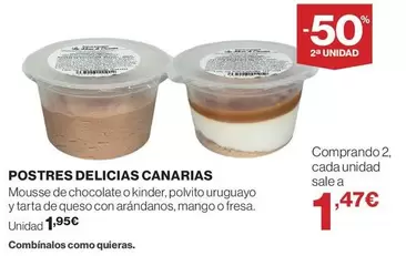 Delicias - Postres  Canarias