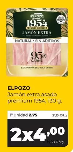 elpozo - Jamon Extra Asado Premium 1954