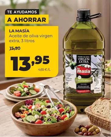 La Masía - Aceite De Oliva Virgen Extra