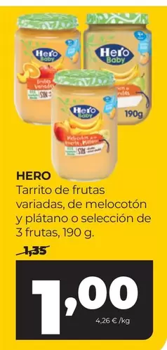 Hero - Tarrito De Frutas