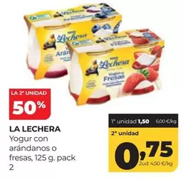 La Lechera - Yogur Con Arandanos O Fresas