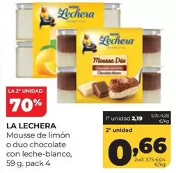 La Lechera - Mousse De Limon O Duo Chocolate Con Leche-blanco