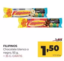 Filipinos - Chocolate Blanco O Negro