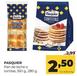 Pasquier - Pan De Leche O Tortitas