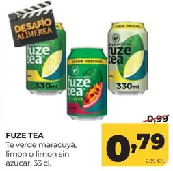 Alimerka - Te Verde Maracuya Limon O Limon Sin Azucar