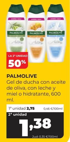 Palmolive - Gel De Ducha Con Aceite De Oliva