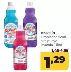 Disiclin - Limpiador Floral, Aire Puro O Lavanda