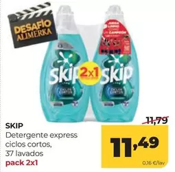 Skip - Detergente Express Ciclos Cortos
