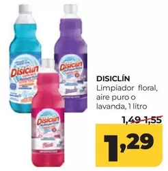 Disiclin - Limpiador Floral, Aire Puro O Lavanda