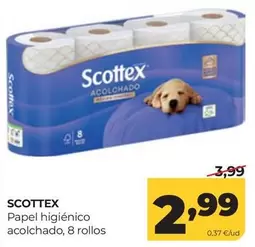 Scottex - Papel Higienico Acolchado