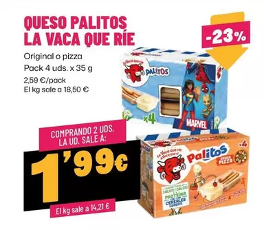 La vaca que ríe - Queso Palitos La Vaca