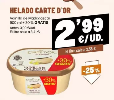 Carte d'Or - Vainilla De Madagascar
