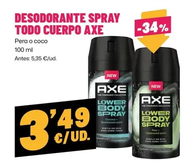 Axe - Desodorante Spray Todo Cuerpo