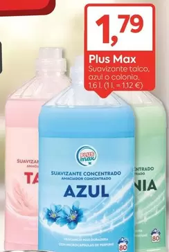 Plus - Suavizante Talco Azul O Colônia