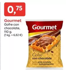 Gourmet - Gofre Con Chocolate