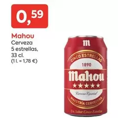 Mahou - Cerveza 5 Estrellas