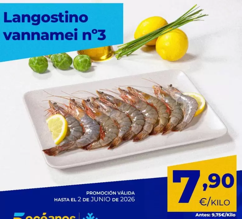 Langostino Vannamei N°3