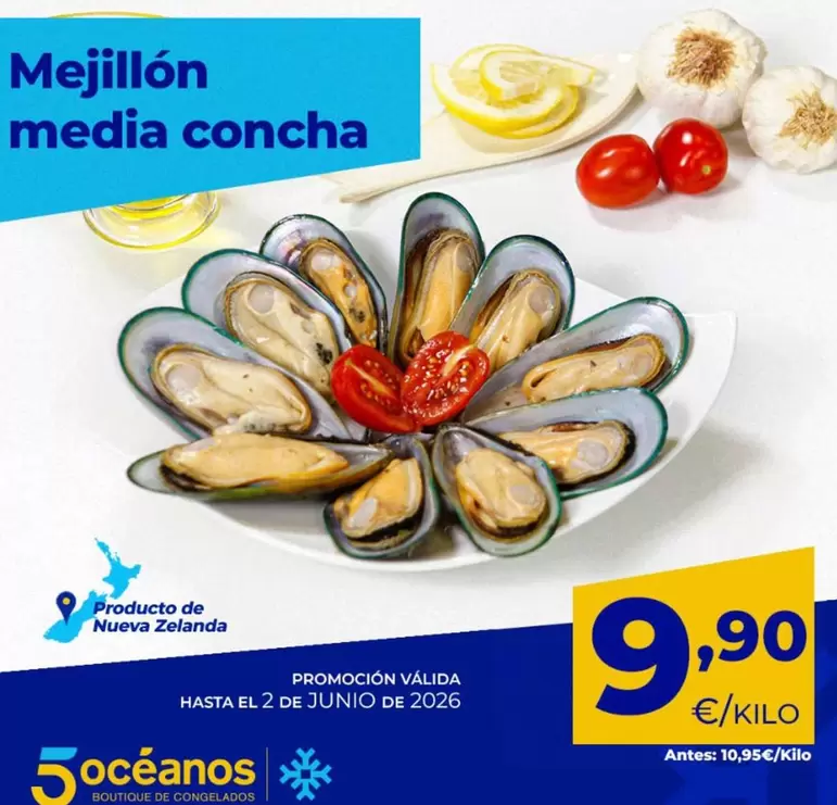 Mejillón Media Concha