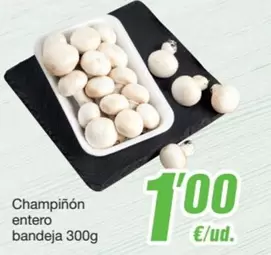 Champiñón Entero Bandeja