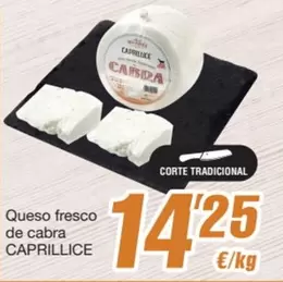 Caprillice - Queso Fresco De Cabra