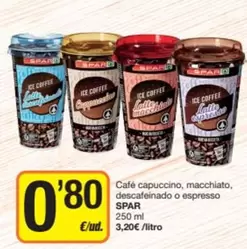 Spar - Café Capuccino, Macchiato, Descafeinado O Espresso