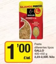 Gallo - Pasta Diferentes Tipos