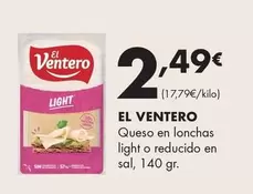 El Ventero - Queso En Lonchas Light O Reducido En Sal