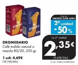 Dromedario - Cafe Molido Natural O Mezcla