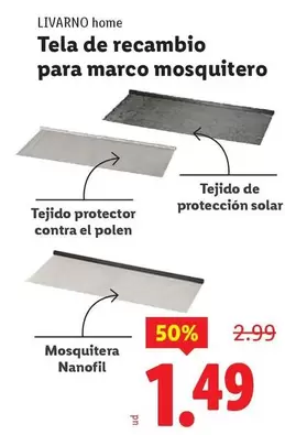 Livarno Home - Tela De Recambio Para Marco Mosquitero