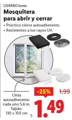 Livarno Home - Mosquitera Para Abri Y Cerrar