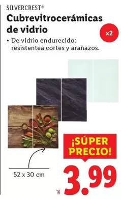 SilverCrest - Cubrevitroceramicas De Vidrio