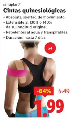 Sensiplast - Cintas Quinesiologicas