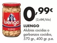 Luengo - Alubias Cocidas O Garbanzos Cocido