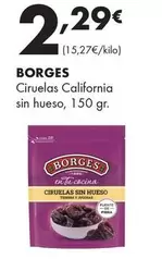 Borges - Ciruelas California Sin Hueso