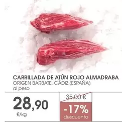 origen - Carrillada De Atún Rojo Almadraba