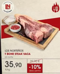 bone - Los Nortenos T Bone Steak Vaca
