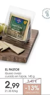El Pastor - Queso Oveja Curado En Tapas