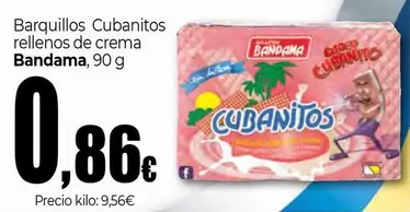 Bandama - Barquillos Cubanitos Rellenos De Crema