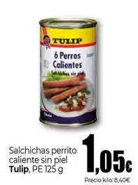 Tulip - Salchichas Perrito Caliente Sin Piel