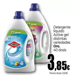 Oro - Detergente Líquido Active Gel