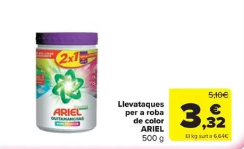 Ariel - Llevataques Per A Roba De Color
