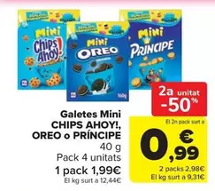 Oreo - Galetes Mini Chips Ahoy,  O Principe