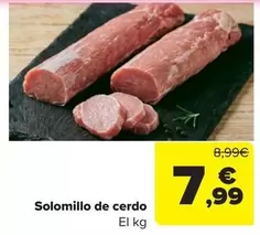 Solomillo De Cerdo