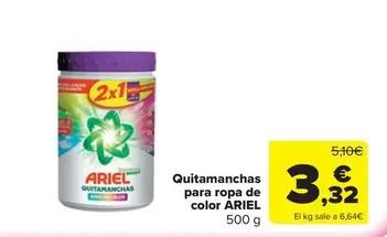 Ariel - Quitamanchas Para Ropa De Color