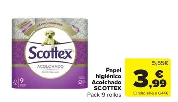 Scottex - Papel higienico Acolchado