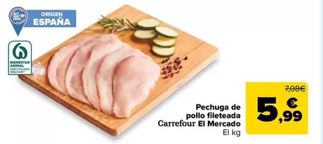 carrefour - Pechuga De Pollo Fileteada
