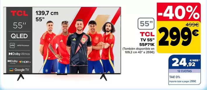 TCL - Tv 55" 55P7K
